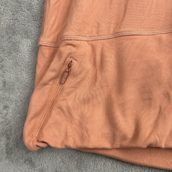 Lululemon Sweatshirt Womens 8 Ready To Rulu Pullover Funnel Neck Pink Savannah - Picture 6 of 12